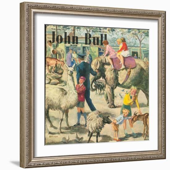 Front Cover of 'John Bull', August 1949-null-Framed Giclee Print