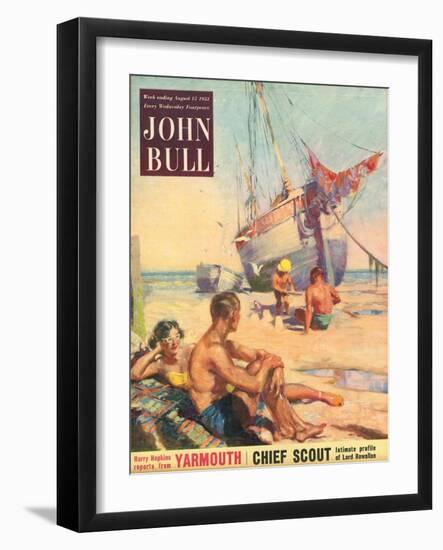 Front Cover of 'John Bull', August 1953-null-Framed Giclee Print