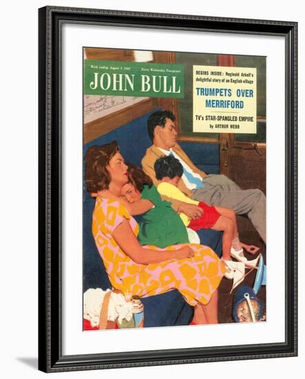 Front Cover of 'John Bull', August 1955-null-Framed Giclee Print