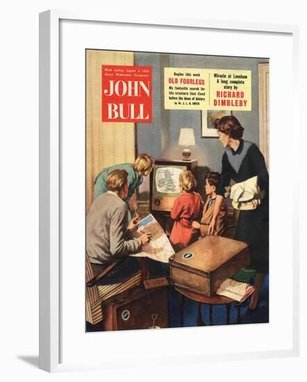 Front Cover of 'John Bull', August 1956-null-Framed Giclee Print