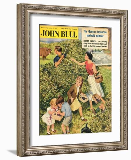 Front Cover of 'John Bull', August 1957-null-Framed Giclee Print