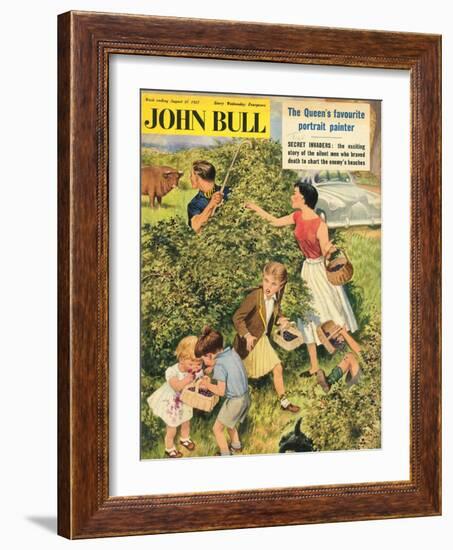 Front Cover of 'John Bull', August 1957-null-Framed Giclee Print