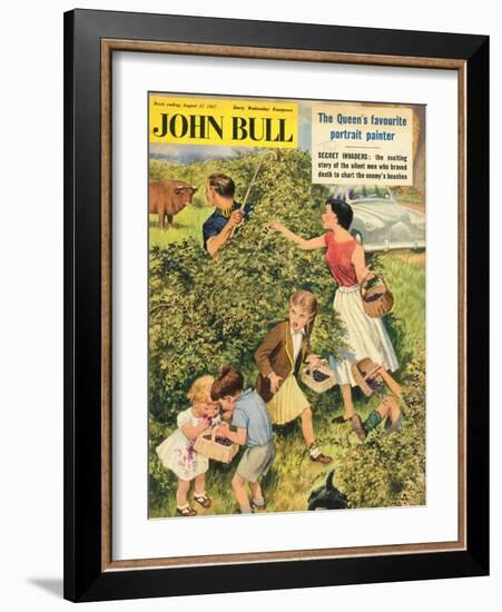 Front Cover of 'John Bull', August 1957-null-Framed Giclee Print