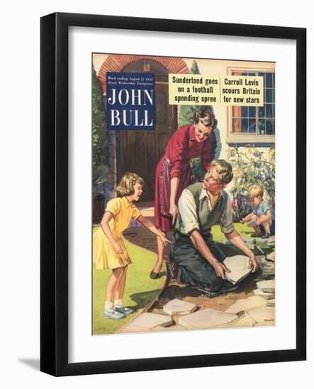 Front Cover of 'John Bull', August 1958-null-Framed Giclee Print