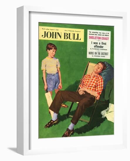 Front Cover of 'John Bull', August 1958-null-Framed Giclee Print