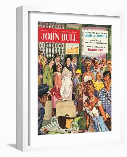 Front Cover of 'John Bull', August 1958-null-Framed Giclee Print