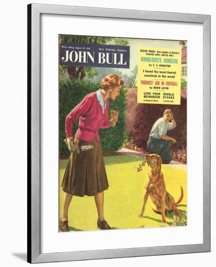 Front Cover of 'John Bull', August 1958-null-Framed Giclee Print