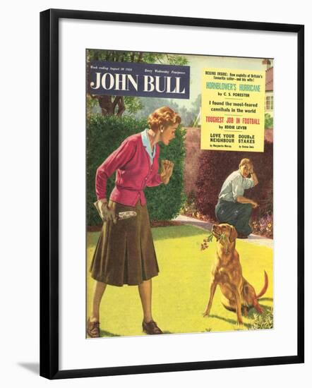 Front Cover of 'John Bull', August 1958-null-Framed Giclee Print