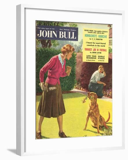 Front Cover of 'John Bull', August 1958-null-Framed Giclee Print