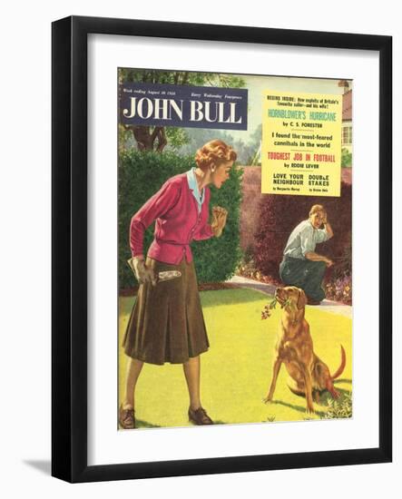 Front Cover of 'John Bull', August 1958-null-Framed Giclee Print