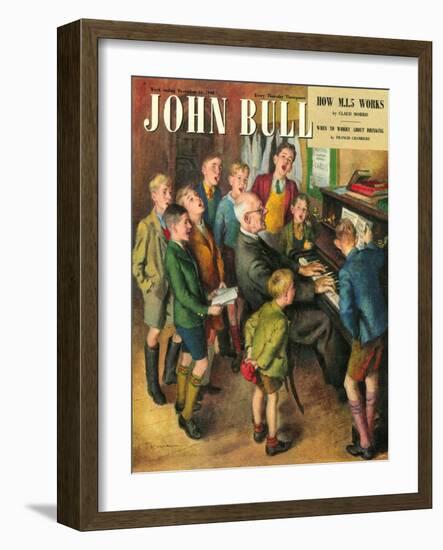 Front Cover of 'John Bull', December 1948-null-Framed Giclee Print