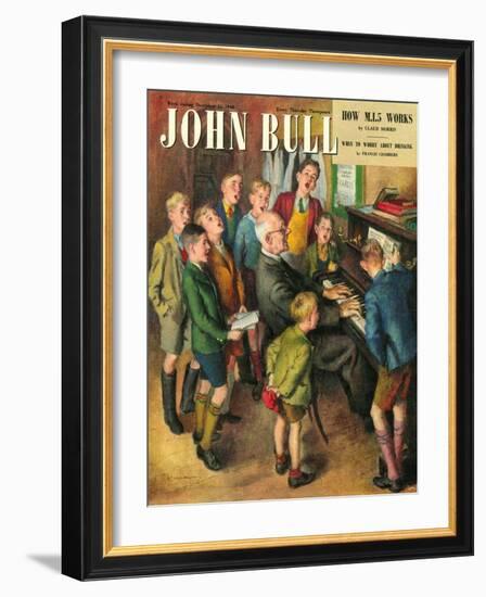 Front Cover of 'John Bull', December 1948-null-Framed Giclee Print