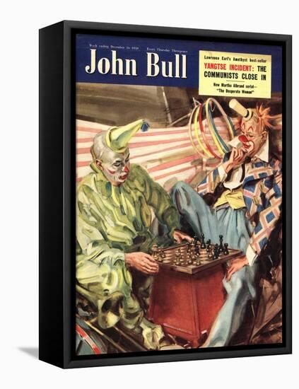 Front Cover of 'John Bull', December 1950-null-Framed Premier Image Canvas