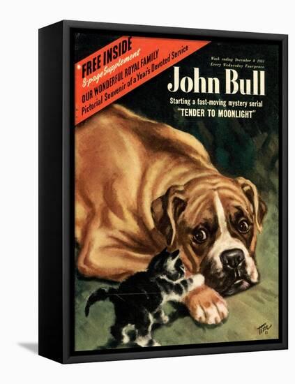 Front Cover of 'John Bull', December 1951-null-Framed Premier Image Canvas