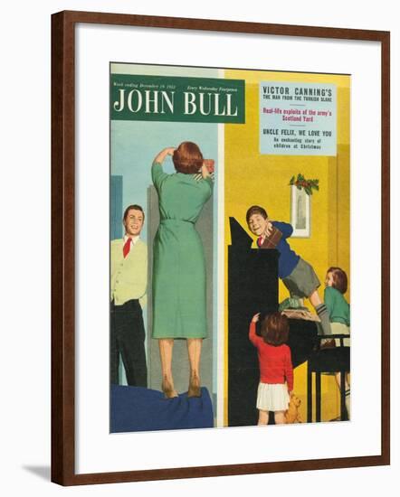 Front Cover of 'John Bull', December 1953-null-Framed Giclee Print