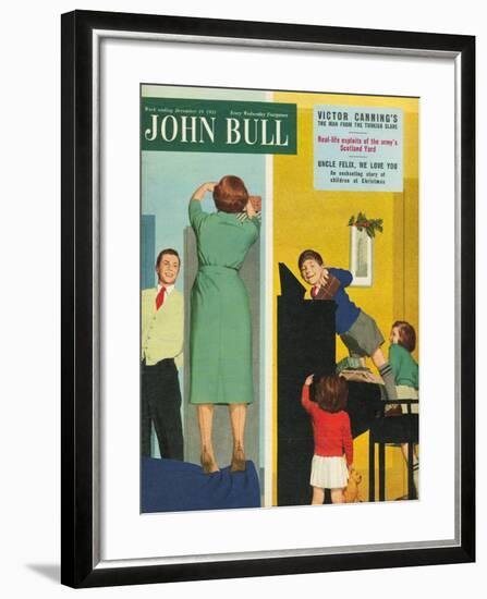 Front Cover of 'John Bull', December 1953-null-Framed Giclee Print
