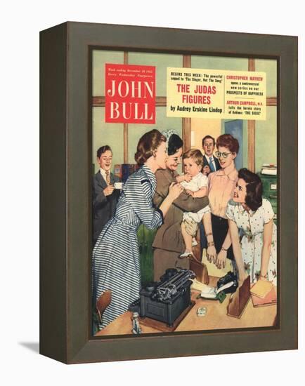 Front Cover of 'John Bull', December 1955-null-Framed Premier Image Canvas