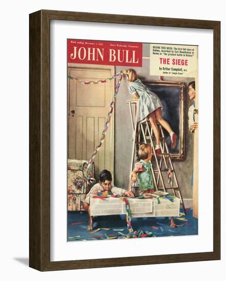 Front Cover of 'John Bull', December 1955-null-Framed Giclee Print