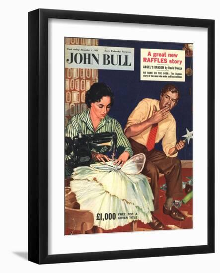 Front Cover of 'John Bull', December 1956-null-Framed Giclee Print