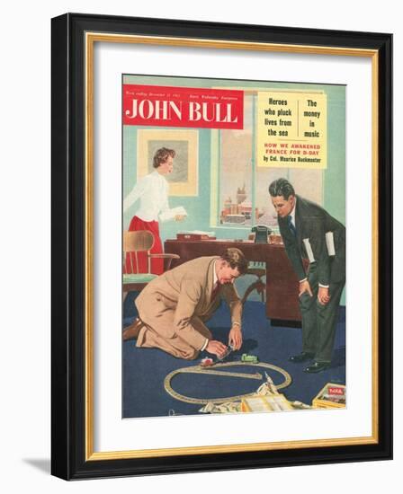 Front Cover of 'John Bull', December 1957-null-Framed Giclee Print