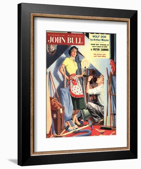 Front Cover of 'John Bull', December 1957-null-Framed Giclee Print