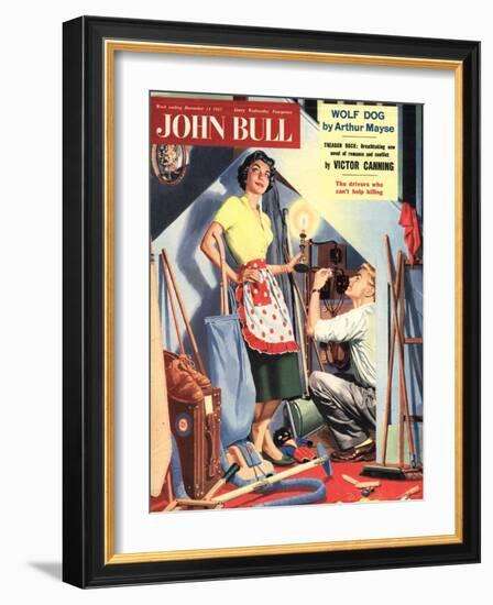 Front Cover of 'John Bull', December 1957-null-Framed Giclee Print