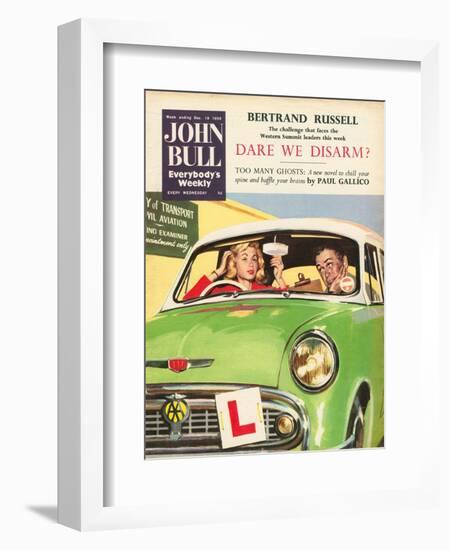 Front Cover of 'John Bull', December 1959-null-Framed Giclee Print