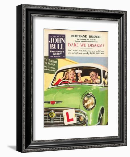 Front Cover of 'John Bull', December 1959-null-Framed Giclee Print