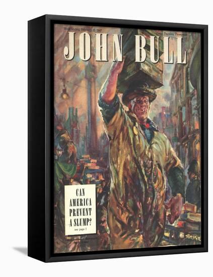 Front Cover of 'John Bull', February 1947-null-Framed Premier Image Canvas