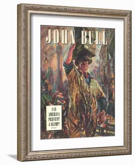 Front Cover of 'John Bull', February 1947-null-Framed Giclee Print