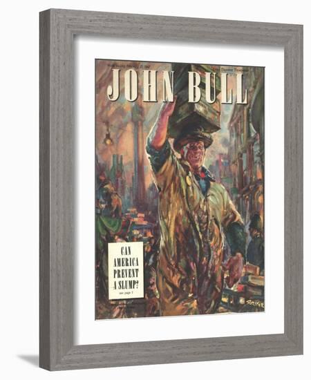 Front Cover of 'John Bull', February 1947-null-Framed Giclee Print