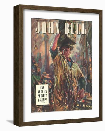 Front Cover of 'John Bull', February 1947-null-Framed Giclee Print