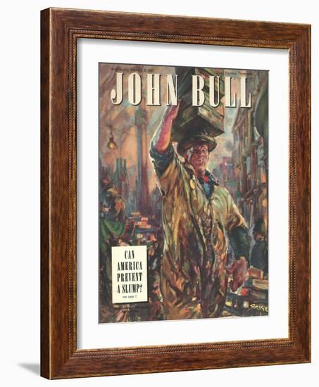 Front Cover of 'John Bull', February 1947-null-Framed Giclee Print