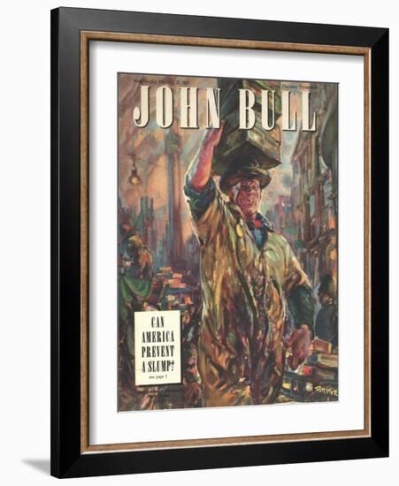 Front Cover of 'John Bull', February 1947-null-Framed Giclee Print