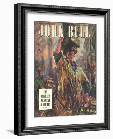 Front Cover of 'John Bull', February 1947-null-Framed Giclee Print