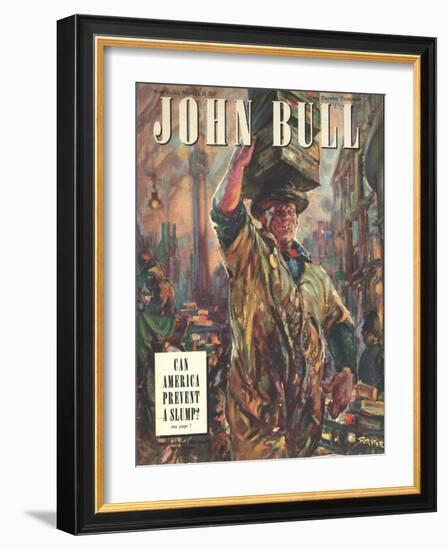 Front Cover of 'John Bull', February 1947-null-Framed Giclee Print