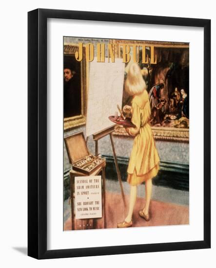 Front Cover of 'John Bull', February 1948-null-Framed Giclee Print