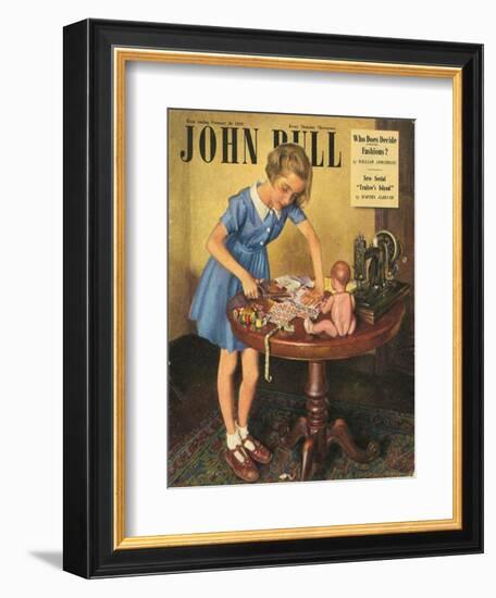 Front Cover of 'John Bull', February 1949-null-Framed Giclee Print