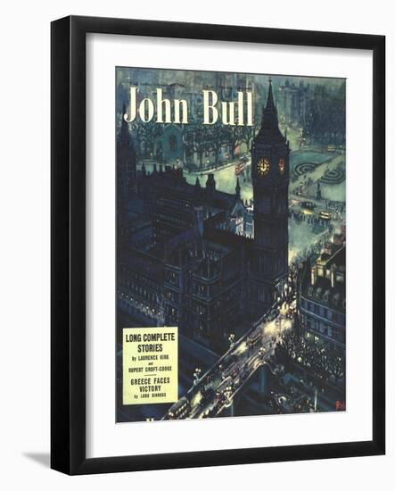 Front Cover of 'John Bull', February 1950-null-Framed Giclee Print