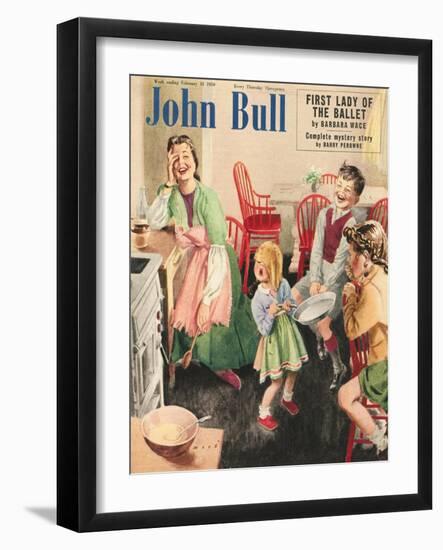 Front Cover of 'John Bull', February 1950-null-Framed Giclee Print