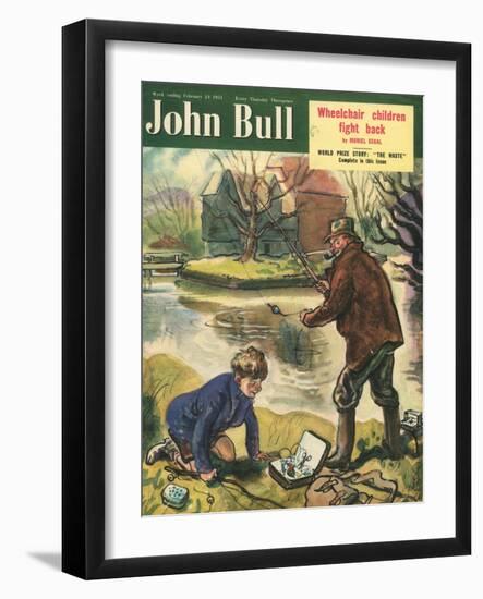 Front Cover of 'John Bull', February 1951-null-Framed Giclee Print