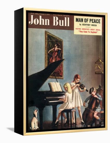 Front Cover of 'John Bull', February 1951-null-Framed Premier Image Canvas