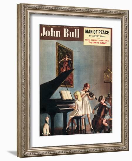 Front Cover of 'John Bull', February 1951-null-Framed Giclee Print