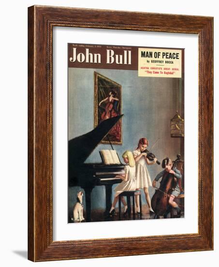 Front Cover of 'John Bull', February 1951-null-Framed Giclee Print