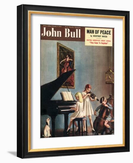 Front Cover of 'John Bull', February 1951-null-Framed Giclee Print