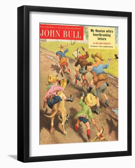 Front Cover of 'John Bull', February 1952-null-Framed Giclee Print