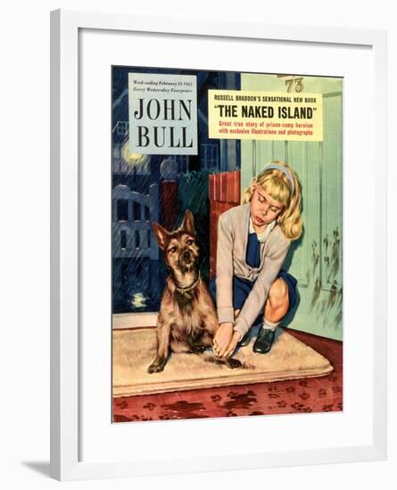 Front Cover of 'John Bull', February 1952-null-Framed Giclee Print