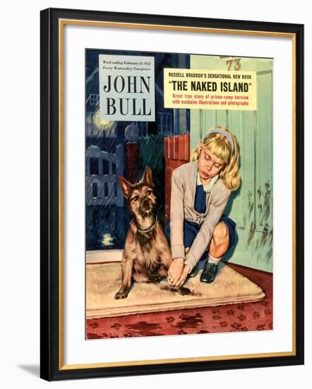 Front Cover of 'John Bull', February 1952-null-Framed Giclee Print