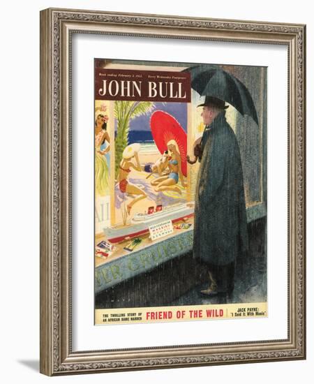 Front Cover of 'John Bull', February 1953-null-Framed Giclee Print