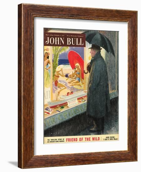 Front Cover of 'John Bull', February 1953-null-Framed Giclee Print